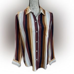 Rails Multicolor Striped Blouse